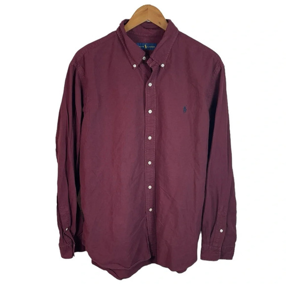 BF1391 Mens Polo Ralph Lauren Designer Button Down Shirt XL - Picture 1 of 4